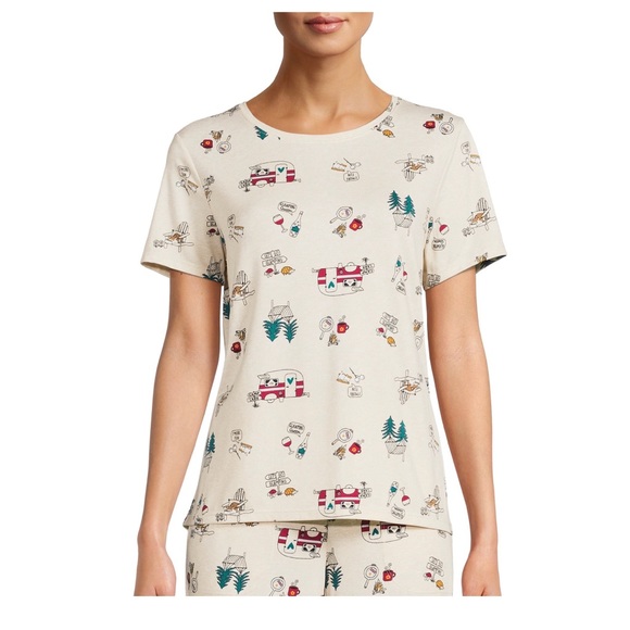 Womens 2pc camping pajama lounge set nwt - Picture 4 of 15